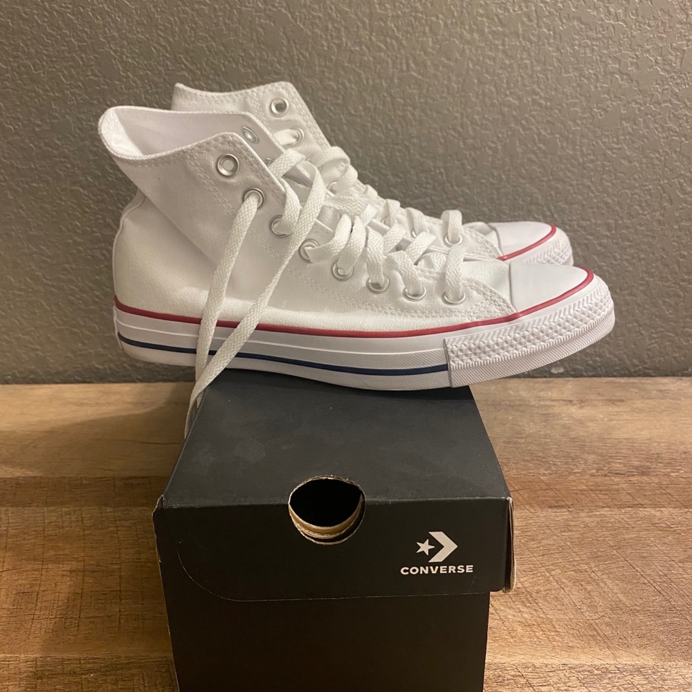 White Converse all star